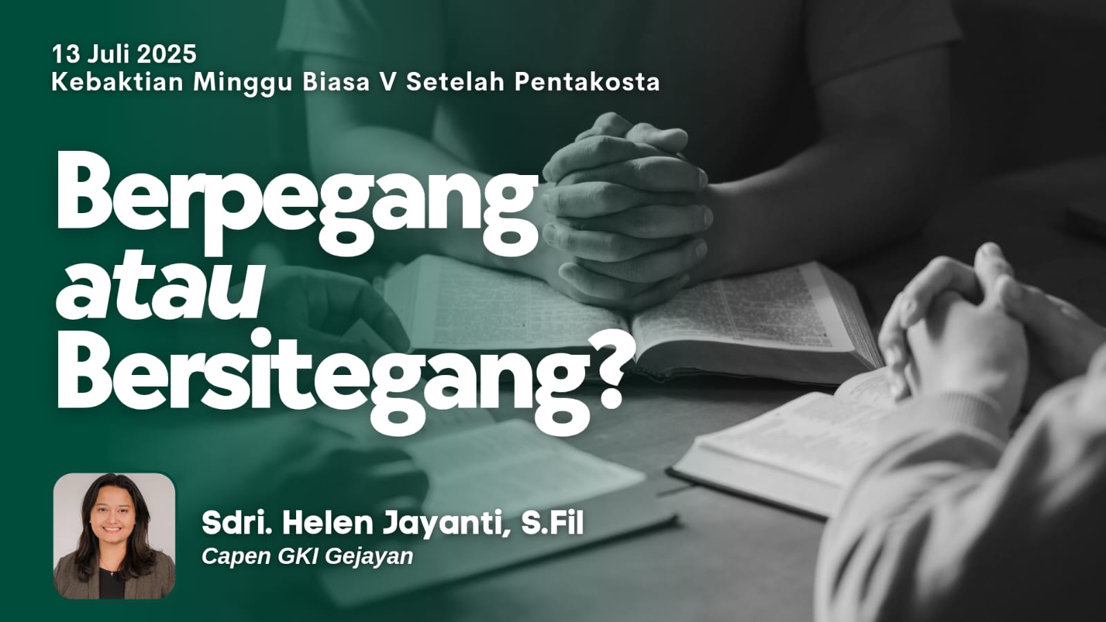 berdamai dengan ketakutan